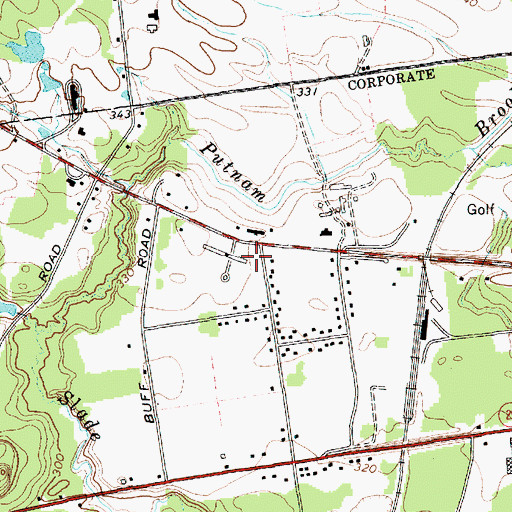 Topographic Map of Home of the Good Shepherd Assisted Living Center, NY