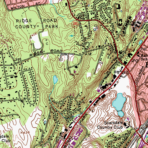 Topographic Map of Marian Woods Adult Care Facility, NY
