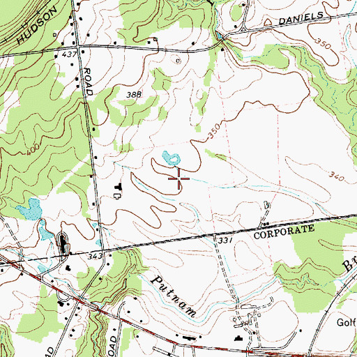 Topographic Map of Prestwick Chase Assisted Living Center, NY