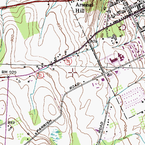 Topographic Map of Quail Summit Adult Care Facility, NY
