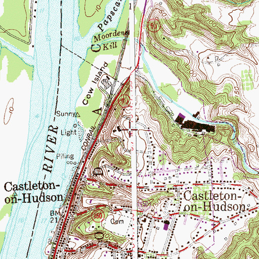 Topographic Map of Resurrection Nursing Home, NY