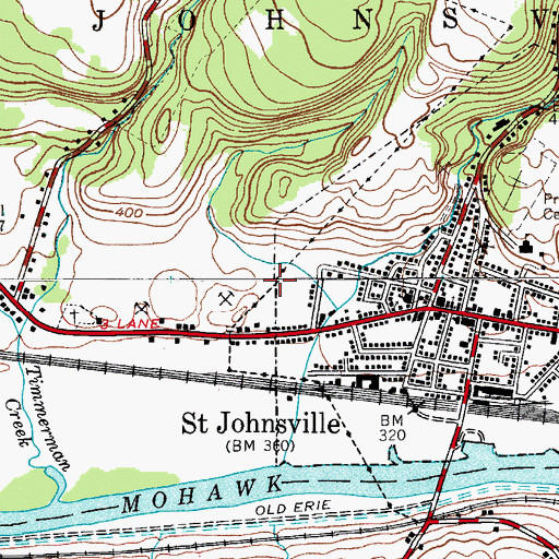 Topographic Map of Saint Johnsville Family Health Center, NY