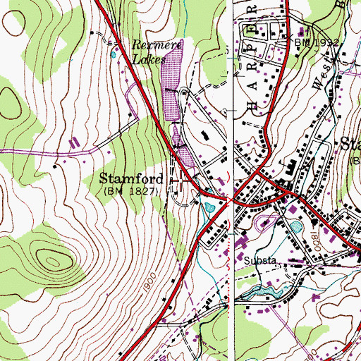 Topographic Map of Seventh Heaven Assisted Living Center, NY