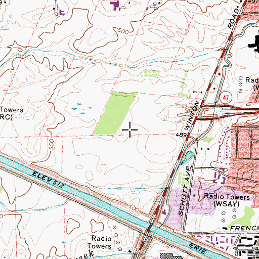 Topographic Map of Summit at Brighton, NY