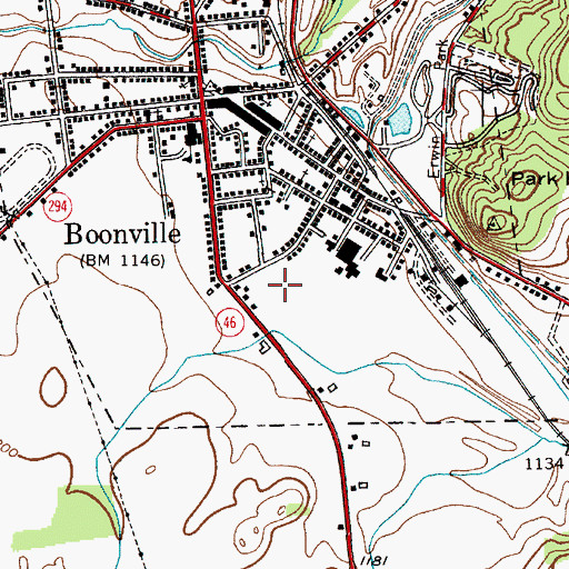 Topographic Map of Sunset Nursing Home, NY