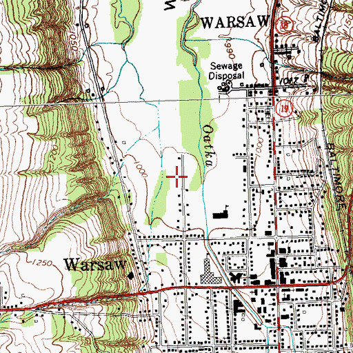 Topographic Map of The Cloisters Adult Residential Care Facility, NY