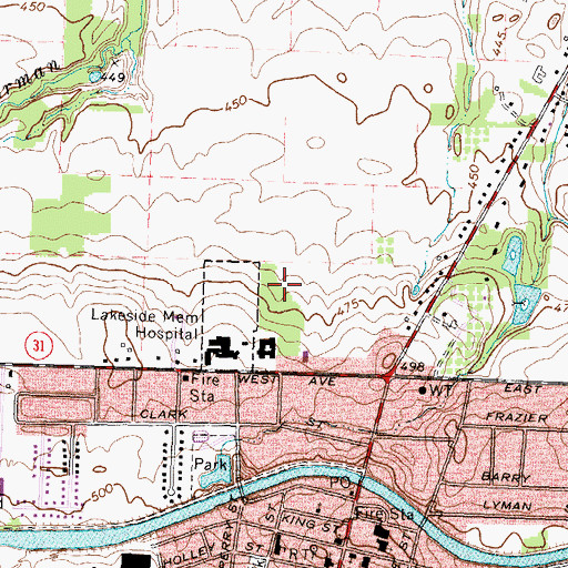 Topographic Map of The Landing, NY