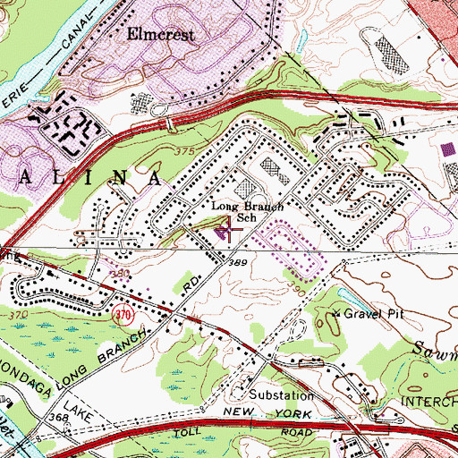 Topographic Map of West Side Manor Adult Care Facility, NY