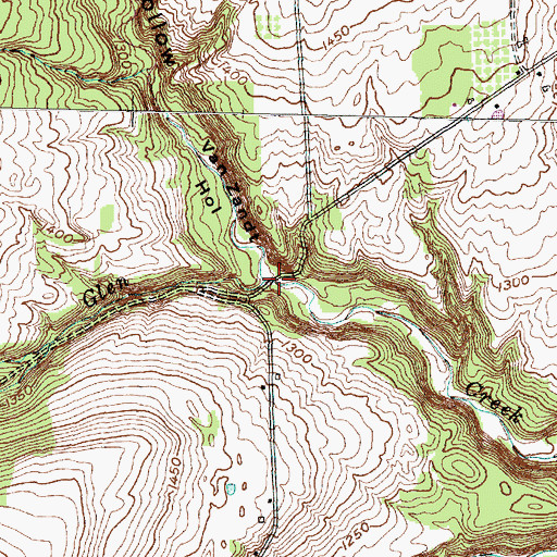 Topographic Map of White Hollow Road Bridge, NY