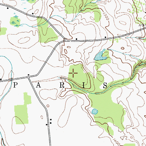 Topographic Map of Sulphur Springs Golf Course, NY