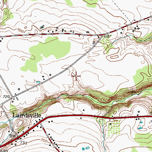 Topographic Map of Westmoreland Golf Club, NY