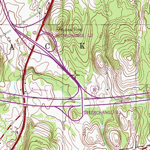 Topographic Map of Post Road Toll Plaza, NY