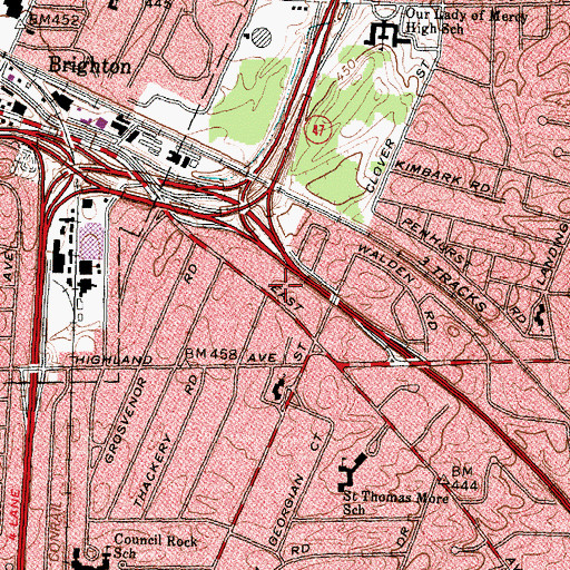 Topographic Map of Stone Tolan House, NY