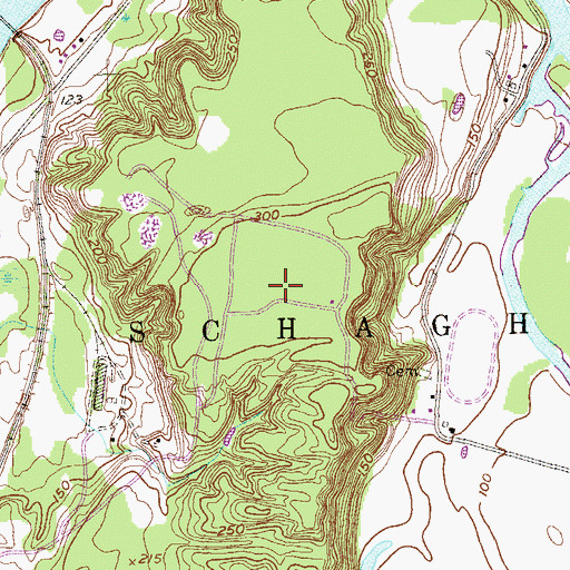 Topographic Map of Deer Run Campground, NY
