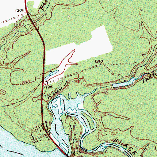 Topographic Map of Kayuta Lake Campground, NY