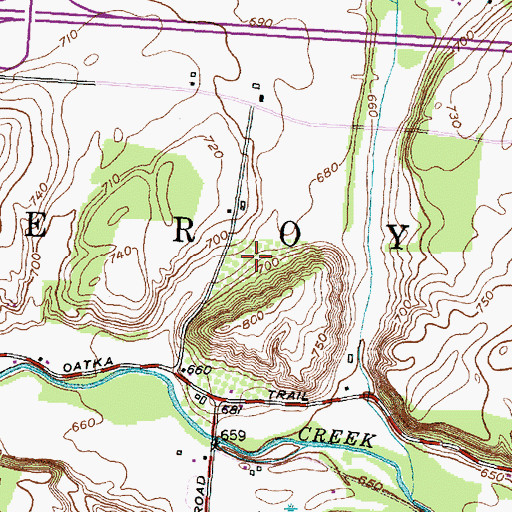 Topographic Map of Lei - Ti - Too Campground, NY