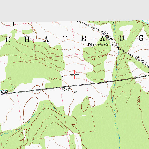 Topographic Map of Ponderosa Campsite, NY