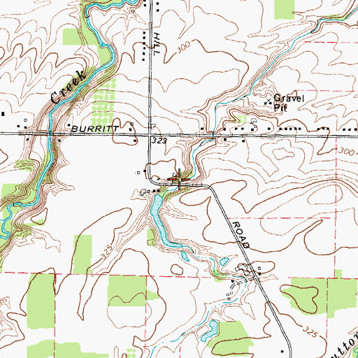 Topographic Map of Atchinson Family Pioneer Cemetery, NY