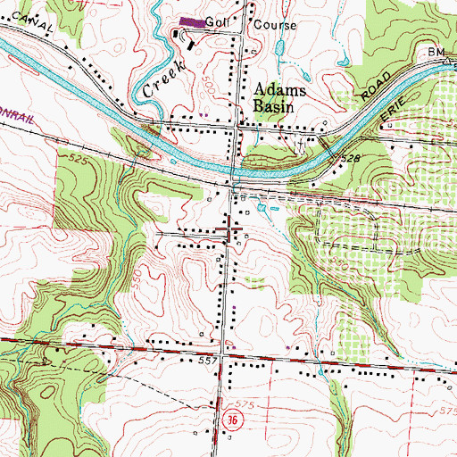 Topographic Map of Shafer Cemetery, NY