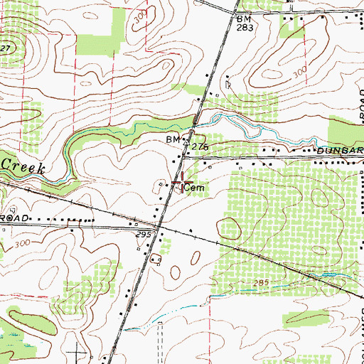 Topographic Map of Wright Family Pioneer Cemetery, NY