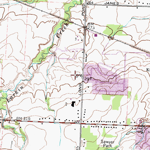 Topographic Map of Greece Senior and Community Center, NY