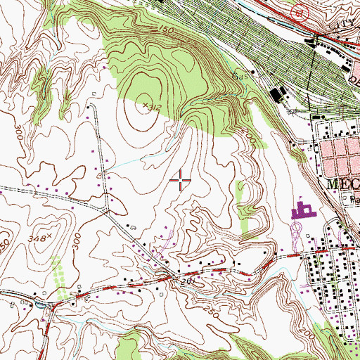 Topographic Map of Fairways of Half Moon, NY
