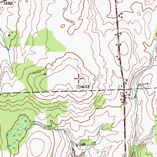 Topographic Map of Ironwood Golf Course, NY