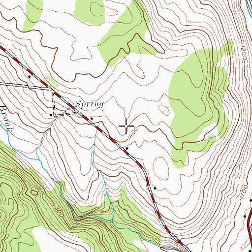 Topographic Map of Knickerbocker Country Club, NY