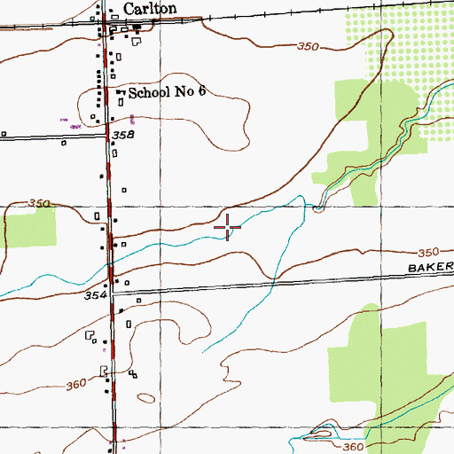 Topographic Map of Ricci Meadows Golf Course, NY