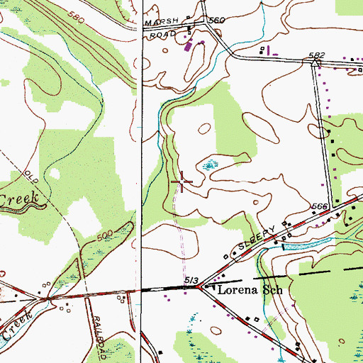 Topographic Map of Sleepy Hollow Golf Course, NY
