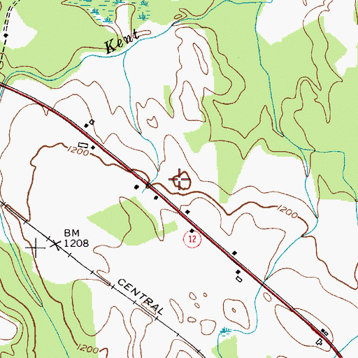 Topographic Map of Abundant Life Fellowship Church, NY