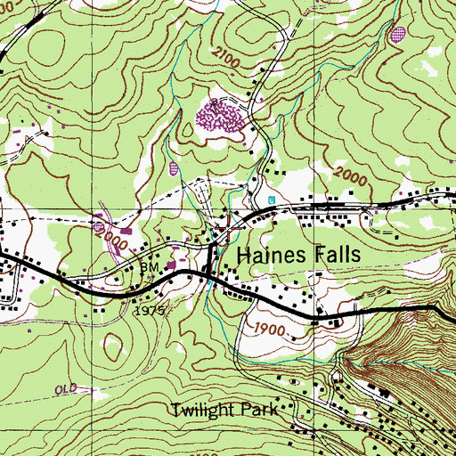 Topographic Map of All Angels Episcopal Church, NY