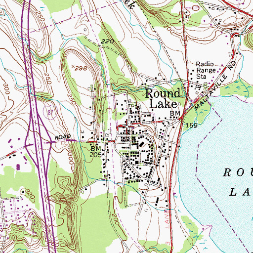 Topographic Map of All Saints Episcopal Church, NY