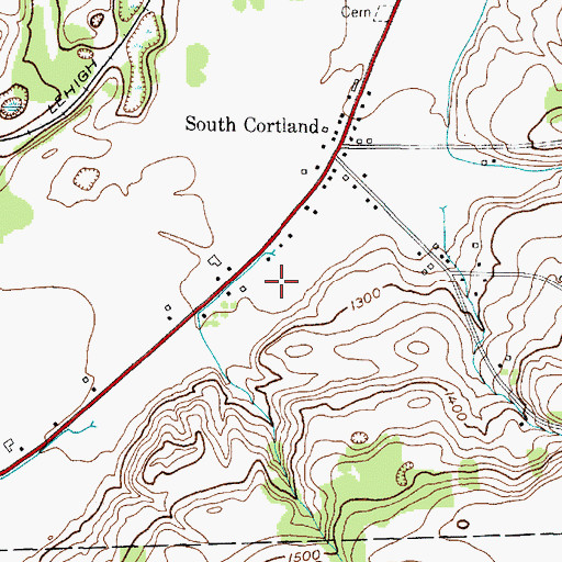 Topographic Map of Berean Bible Church, NY