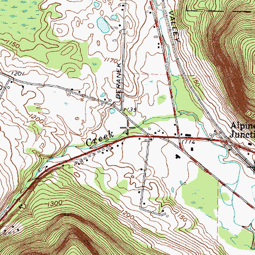 Topographic Map of Bible Baptist Fellowship, NY
