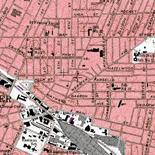 Topographic Map of Bride of Christ Church, NY