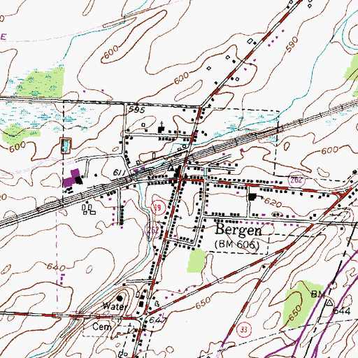 Topographic Map of Calvary Chapel Agape, NY