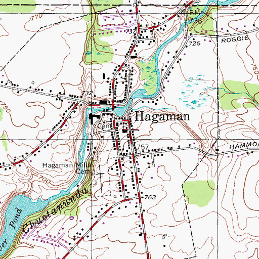 Topographic Map of Calvary Reformed Church, NY