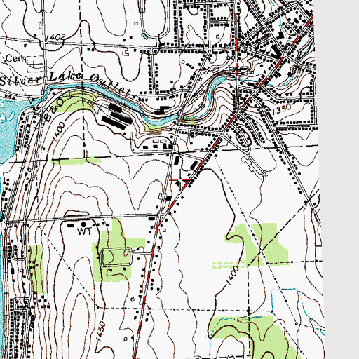 Topographic Map of Calvary Chapel, NY