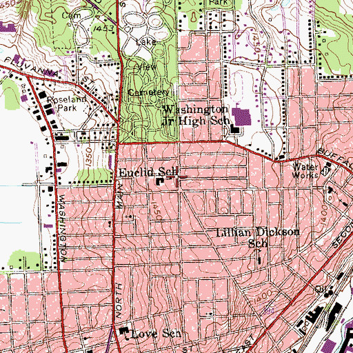 Topographic Map of Christ First United Methodist Church, NY
