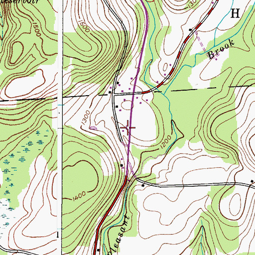 Topographic Map of Christian Baptist Church, NY