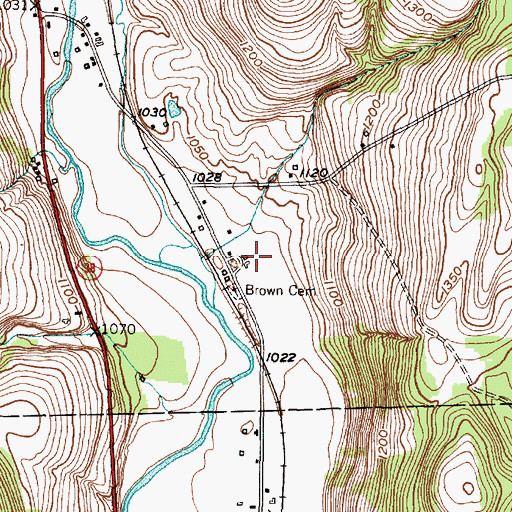 Topographic Map of Church of Christian Gospel Faith, NY