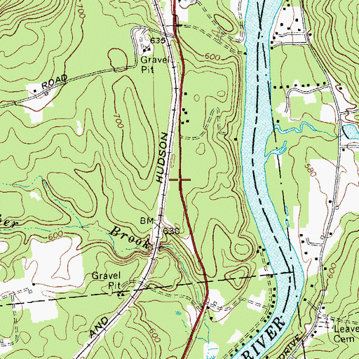 Topographic Map of Church of Nations, NY