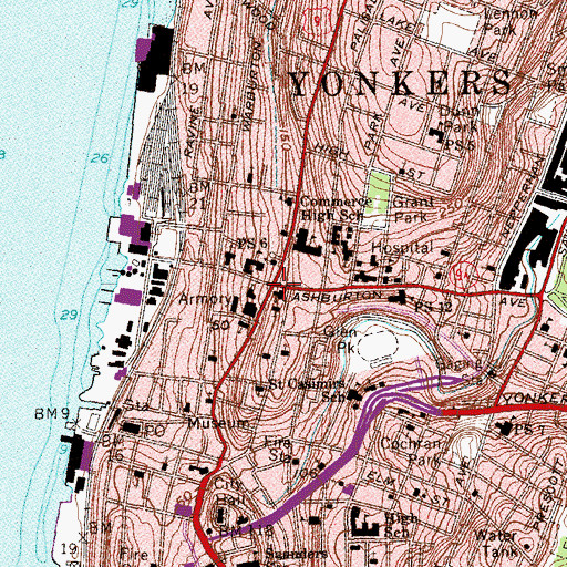 Topographic Map of Community Baptist Church, NY