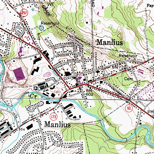 Topographic Map of Community Covenant Church, NY
