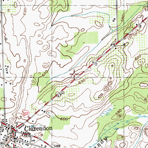 Topographic Map of Disciples United Methodist Church, NY