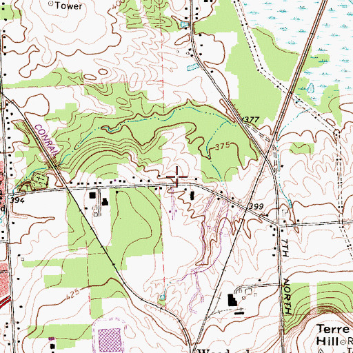 Topographic Map of Faith Gospel Tabernacle Church, NY