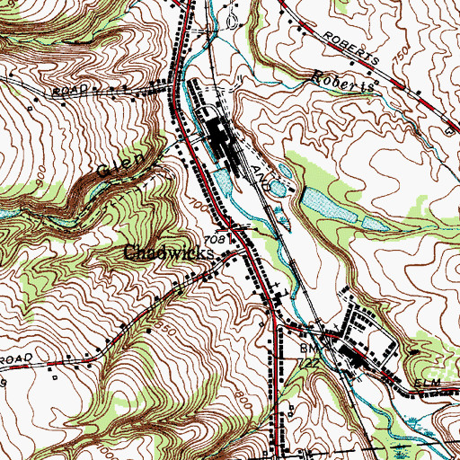 Topographic Map of Faith in Christ Fellowship Church, NY