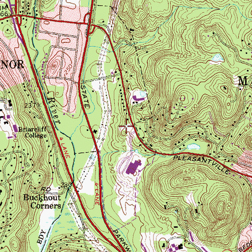 Topographic Map of Faith Lutheran Brethren Church, NY