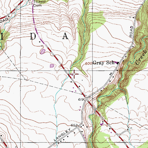 Topographic Map of Family Bible Church, NY